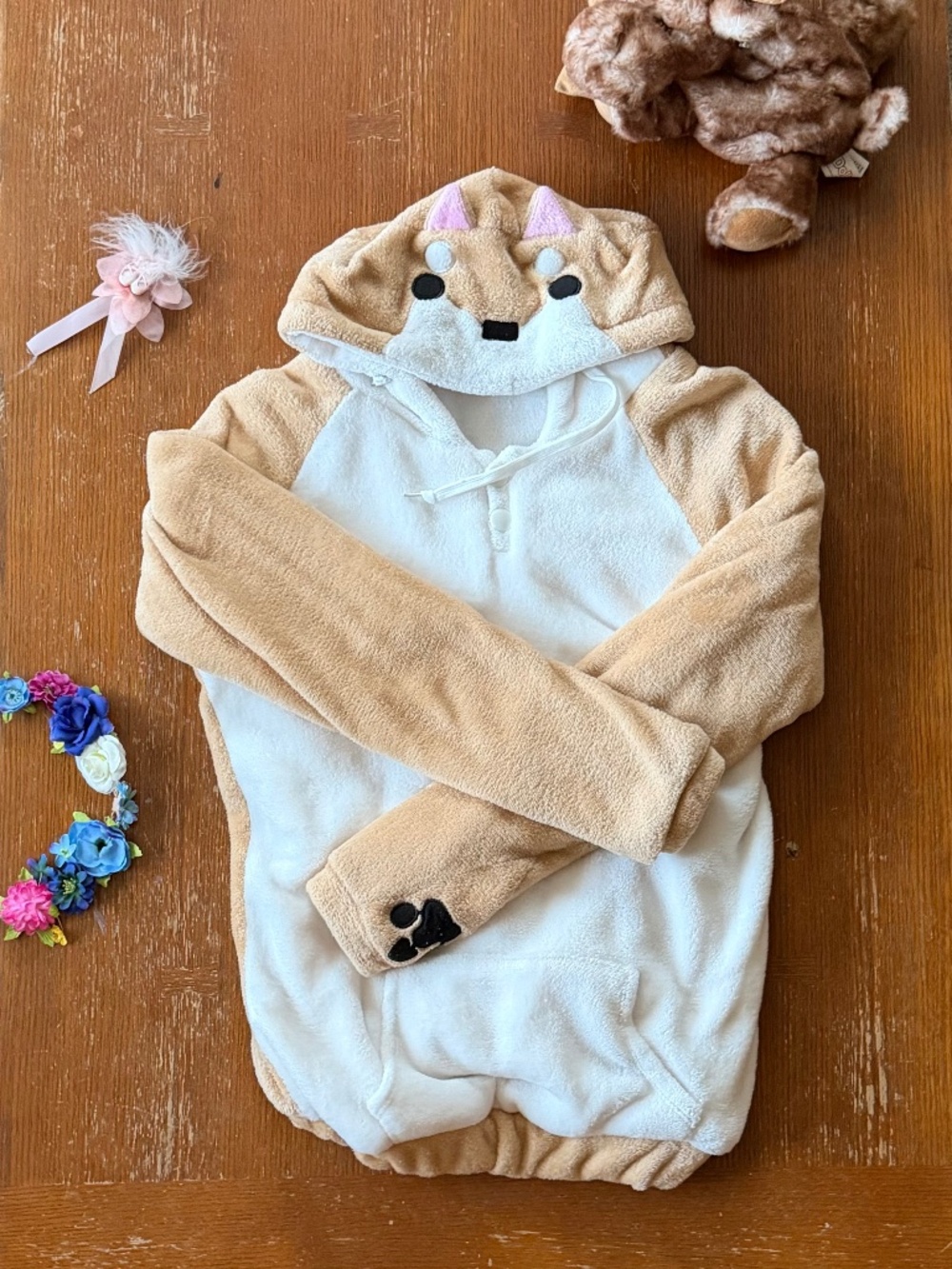Shiba Inu Fluffy Cozy Hoodie Sweater